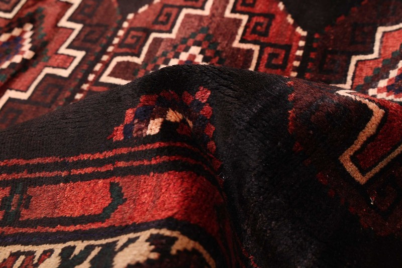 3'8" x 9'1" Vintage Hand-knotted Runner Rug Traditional Oriental Wool Carpet gallery