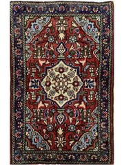 2×3 ft Traditional Area Rug – Antique Old Design