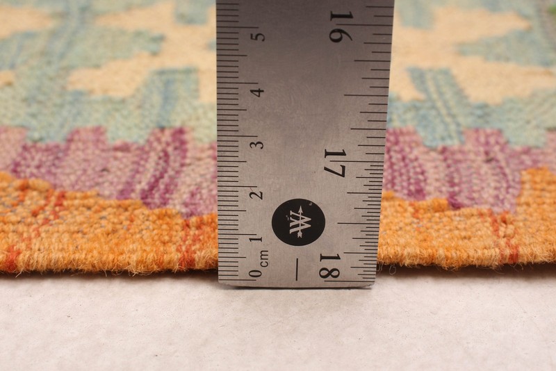 Vintage Hand Woven Area Rug 4'2" x 5'5" Traditional Wool Oriental Carpet gallery