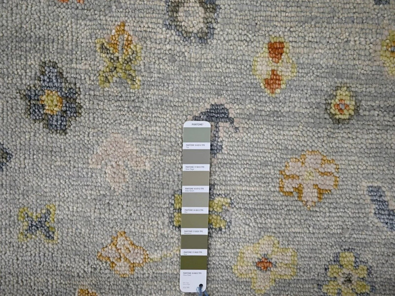 12'x17'8" Louis Blue, Oushak Design, Soft and Vibrant Pile, Natural Dye Oushak gallery