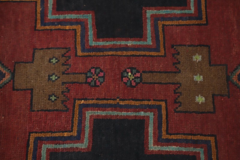 Handmade Wool 13' Runner Rug Traditional Geometric 4x13 Vintage Hallway Carpet gallery
