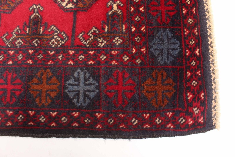 Vintage Hand-Knotted Area Rug 3'7" x 5'11" Traditional Wool Carpet gallery