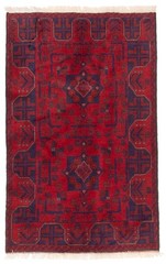 Traditional Vintage Hand-Knotted Area Rug 2’7″ x 3’11” Oriental Wool Carpet