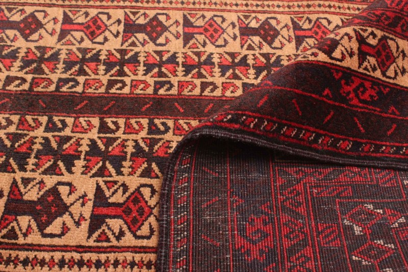 Traditional Vintage Hand-Knotted Oriental Carpet 2'11" x 4'8" Wool Area Rug gallery