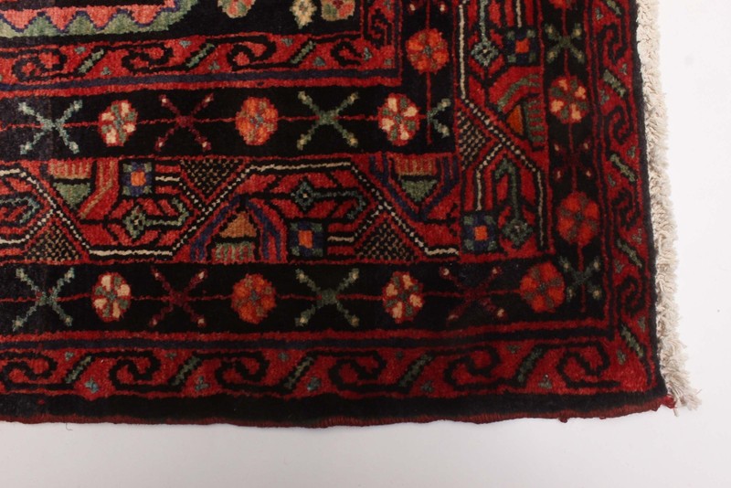 Vintage Traditional Hand-Knotted Area Rug 4'11" x 5'7" Oriental Wool Carpet gallery