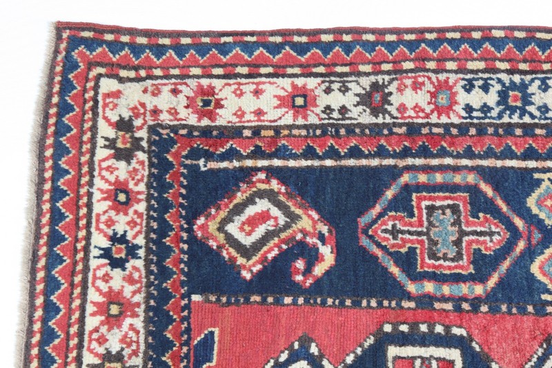 Antique Karabagh Triple Medallion Rug – Late 19th Century Caucasian Tribal Rug gallery
