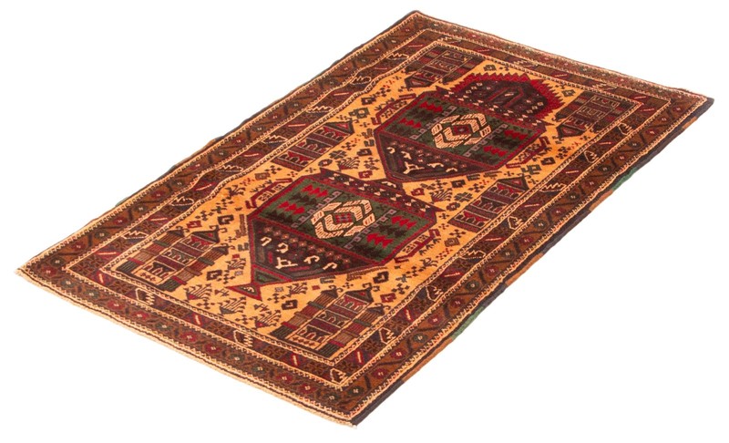 Vintage Traditional Hand-Knotted Area Rug 2'9" x 4'8" Oriental Wool Carpet gallery