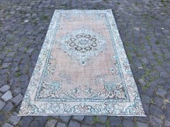 Handmade Rug Turkish Area Rug Vintage Rug Oushak Rug Antique Rug Bohemian Rug