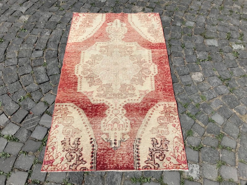 Handmade Rug Turkish Area Rug Vintage Rug Oushak Rug Antique Rug Bohemian Rug gallery