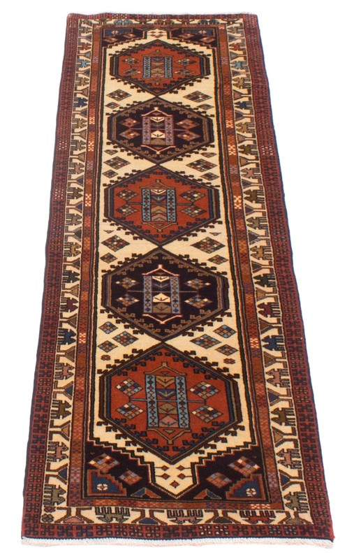 2'4" x 9'6" Vintage Hand-knotted Runner Rug Traditional Oriental Wool Carpet gallery
