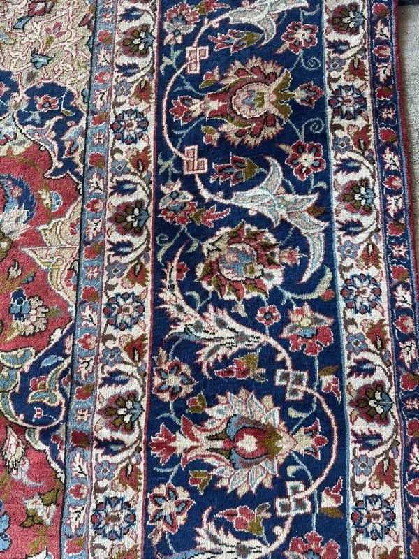 Antique Persiaan Masterpiece Isphahaan 15’6” X 11’3” Oriental Rug Handmade Fine gallery