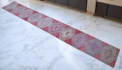 2×13 ft Runner HandMade NARROW Kitchen Hallway Rug Low Pile Act 1.10 x 12.10 ft