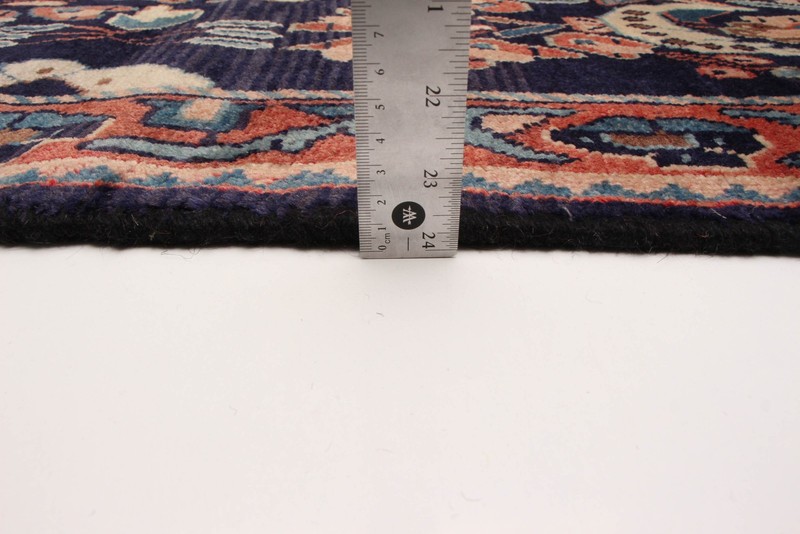 3'2" x 10'7" Vintage Hand-knotted Runner Rug Traditional Oriental Wool Carpet gallery