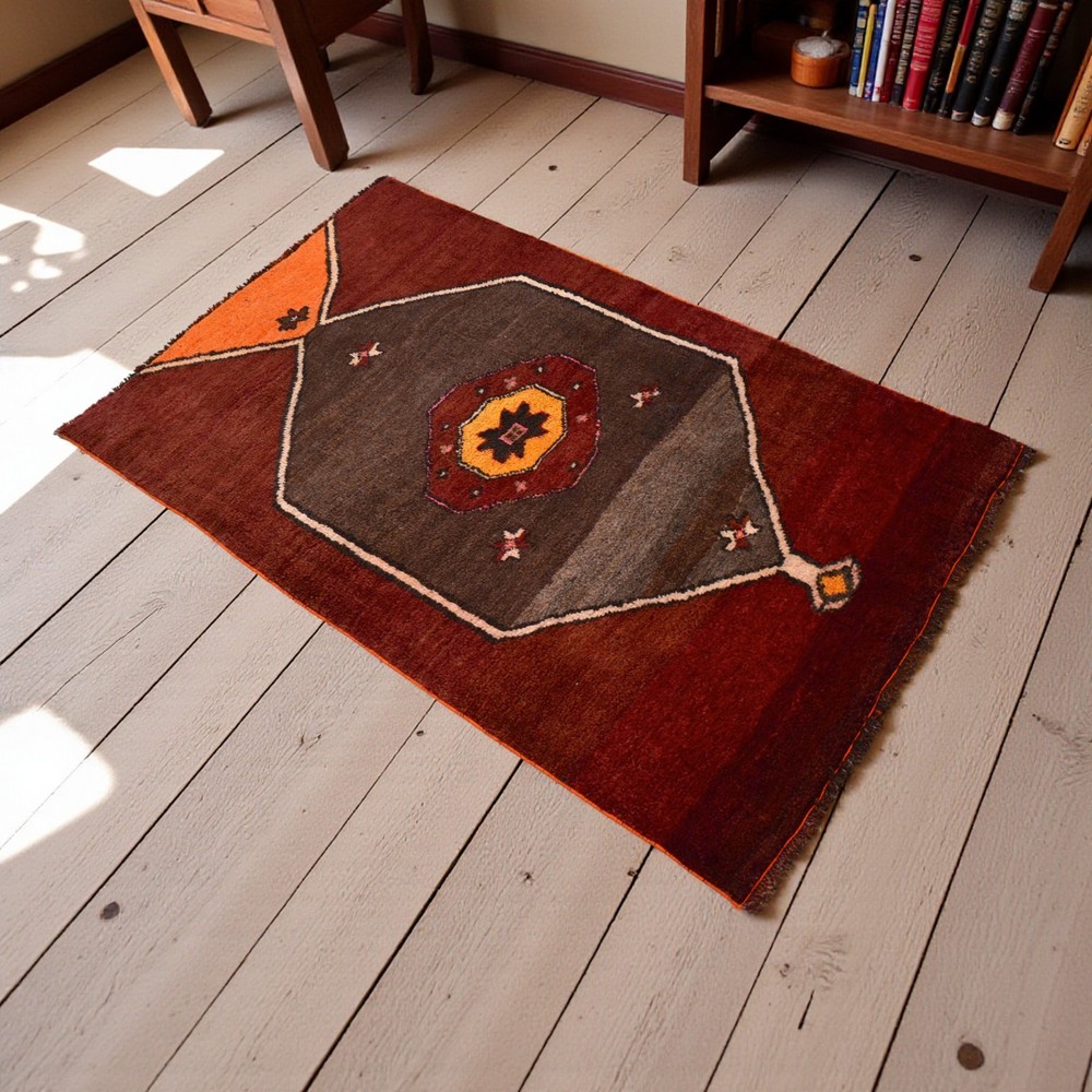 ORGANIC WOOL Natural Dyes Rug Hand made Rug Area Rug Turkish Rug 3'5" x 5'6"