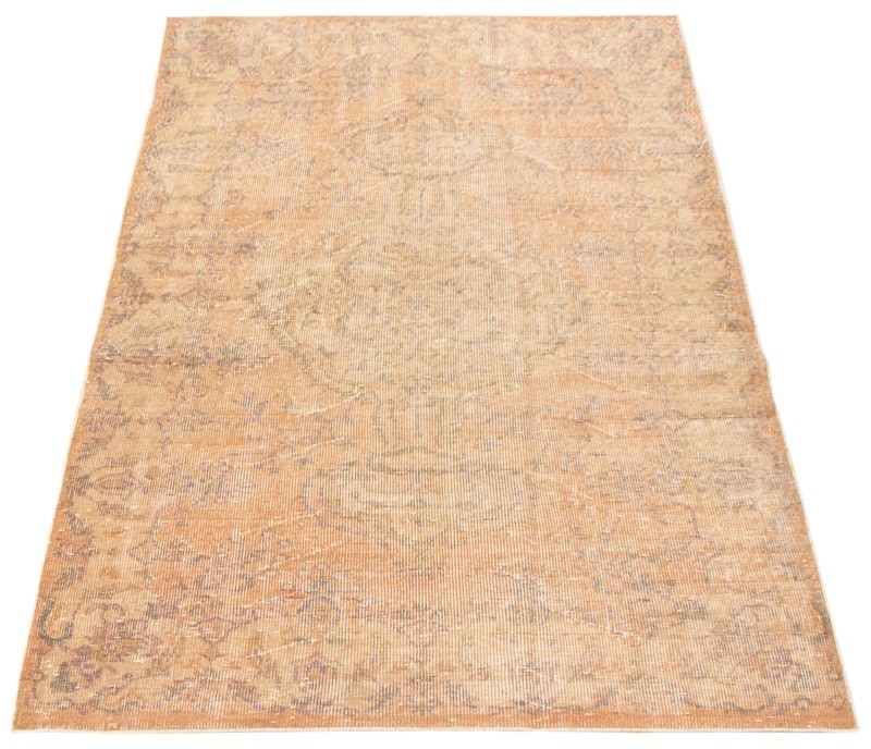 Vintage 3'9" x 6'11" Traditional Hand Knotted Vegetable Dye Wool Area Rug gallery