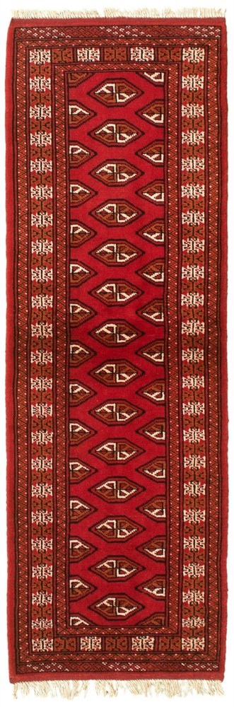 Traditional Vintage Hand-Knotted Area Rug 2'0" x 6'4" Oriental Wool Carpet