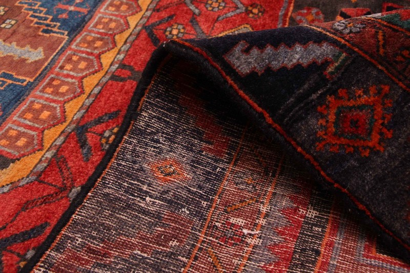 Vintage Traditional Hand-Knotted Area Rug 4'2" x 10'6" Oriental Wool Carpet gallery