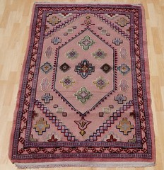Turkish Konya Carpet with Raised Pattern 5’4″ x 3’4″ Home Decorative Carpet Rug