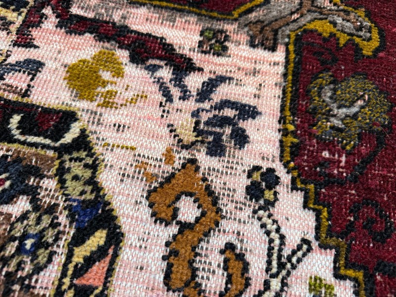 1980s Vintage Turkish Oushak Rug 5x8 ft Farmhouse Handknotted Wool Area Carpet gallery