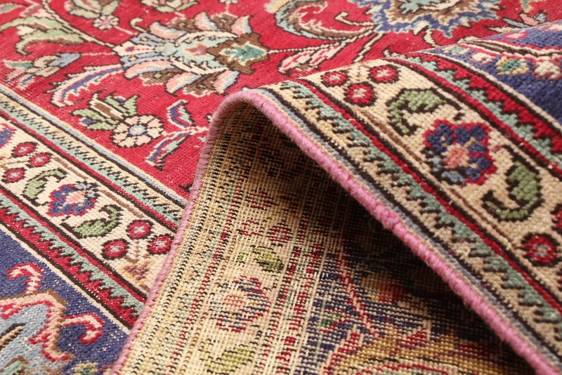 Vintage Hand-Knotted Area Rug 9'11" x 13'0" Traditional Wool Carpet gallery