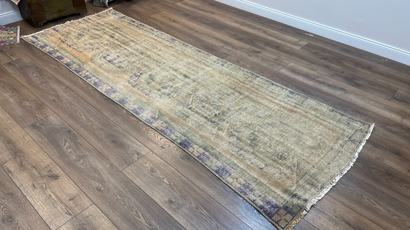 Runner Rug, Pale Orange Runner Rug, Turkish Runner Rug, Turkish Vintage Rug gallery
