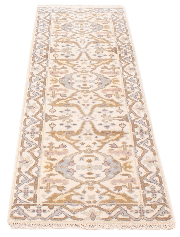 2'7" x 7'10" Vintage Hand-knotted Runner Rug Traditional Oriental Wool Carpet gallery
