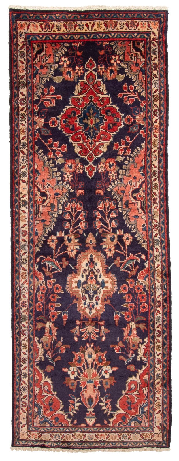 2'10" x 8'1" Vintage Hand-knotted Runner Rug Traditional Oriental Wool Carpet gallery