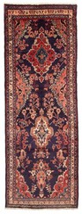 2’10” x 8’1″ Vintage Hand-knotted Runner Rug Traditional Oriental Wool Carpet