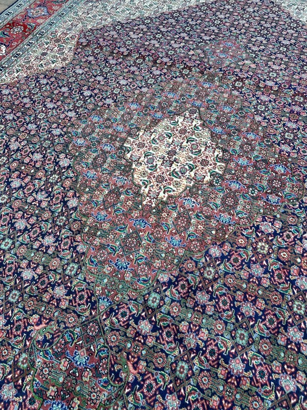 Top Quality Handmade Silk & Wool Oriental Rug, Mint Cond, High KPSI, 10x13 gallery