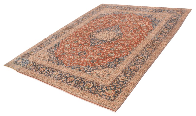 Traditional Vintage Hand-Knotted Carpet 9'6" x 12'8" Wool Area Rug gallery