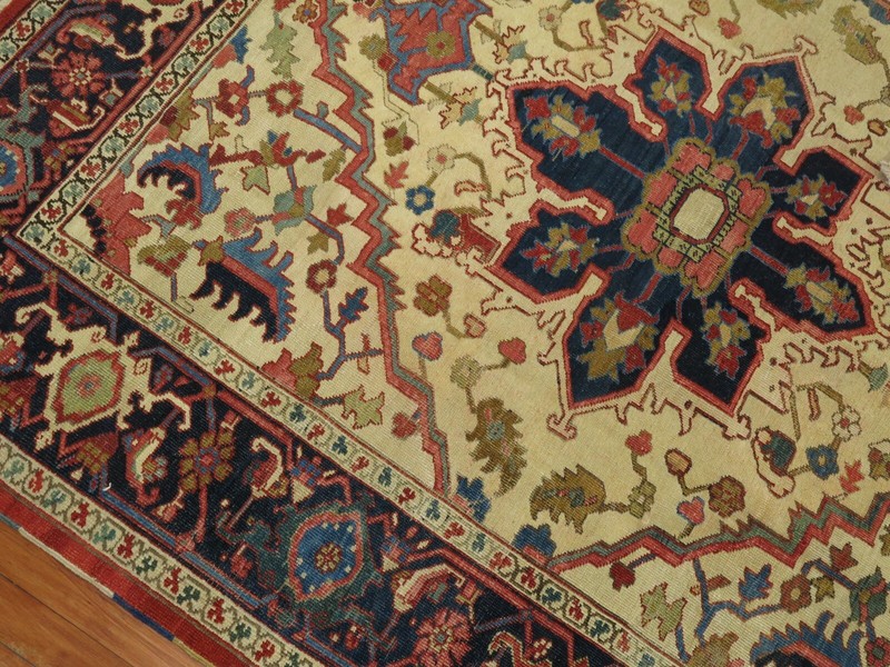 Antique Serapi Rug 5'4''x6' gallery