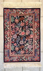 Fine Imperial Handmade Vintage Rug 24″ x 36″ , 100% Wool, good condition
