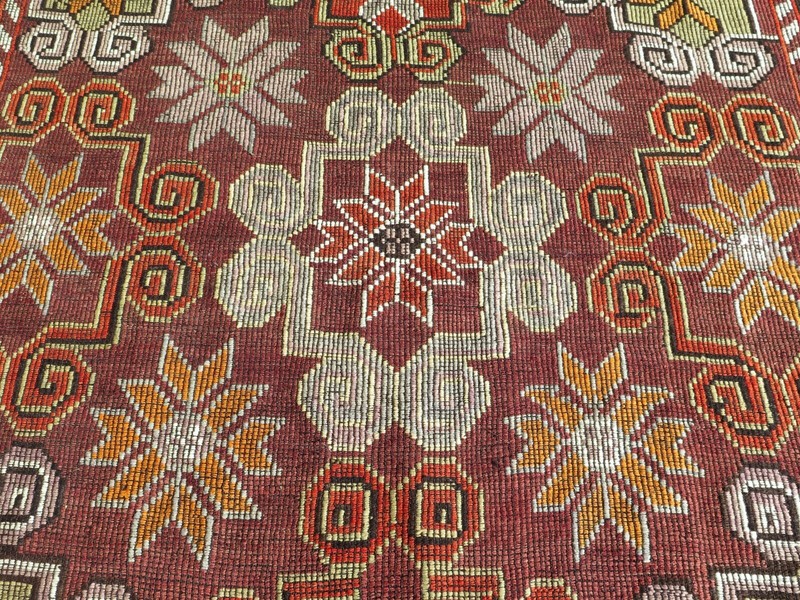 Vintage Turkish Mut Nomads Rug Wool Kilim Teppich 69"X98" Area Rug Kelim Carpet gallery