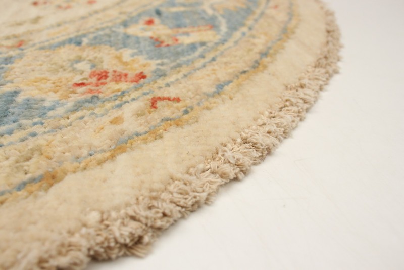 Vintage Hand-Knotted Area Rug 4'1" x 4'1" Traditional Wool Carpet gallery