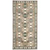 Semi-Antique Distressed Oriental Rug 4'7X9'5 ft Muted Geometric Design Carpet gallery