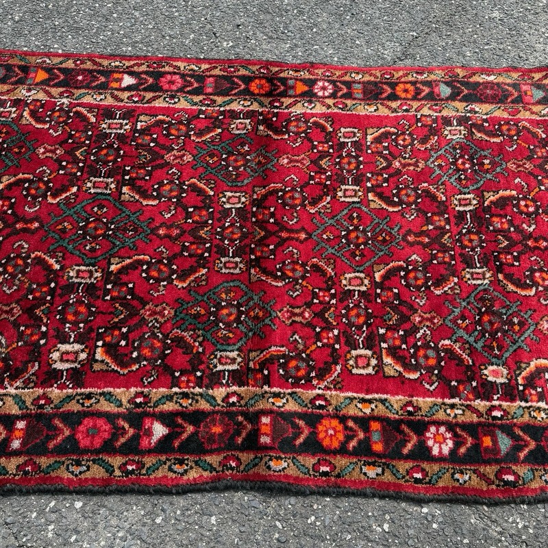 Vintage Hand-Knotted Persian Tribal Runner Rug Approx. 4’ x 9’ gallery