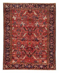 Vintage Traditional Hand-Knotted Area Rug 7’3″ x 9’0″ Oriental Wool Carpet