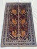Rare Antique Afghan Baluchi Rug 3'4x5'2 Hand Knotted Wool Bird Tree Tribal Decor gallery