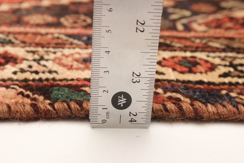 3'3" x 9'4" Vintage Hand-knotted Runner Rug Traditional Oriental Wool Carpet gallery