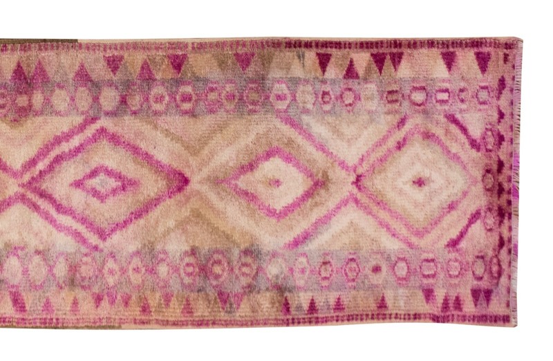 Runner Rug,Turkish Runner,Vintage Runner,Oushak Rug,Floor Rug, 2'11 X 10'11 feet gallery