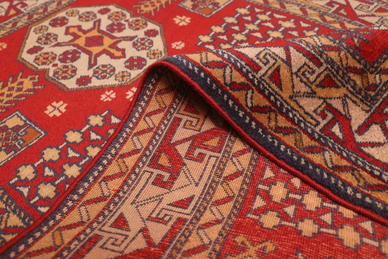 Vintage Traditional Hand-Knotted Area Rug 2'9" x 4'5" Oriental Wool Carpet gallery
