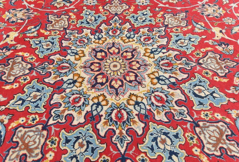 Vintage Handmade Oriental Rug 10X13 ft Traditional Floral One of a Kind Carpet gallery