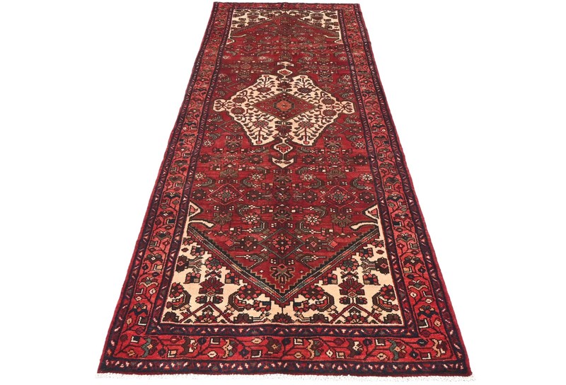 Handmade Vintage Oriental Runner Rug Tribal Design Hallway Carpet 3'6X9'7 ft gallery
