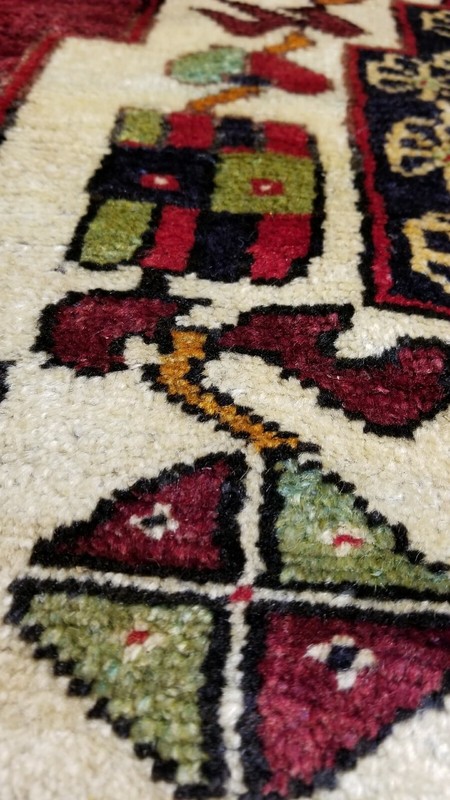 Antique 1900-1930's Turkish Tribal Rug 4'5 × 7'6" gallery
