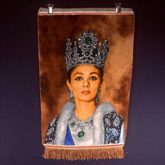 Oriental Rug Empress Farah Pictorial Size 2×1 Hand Knotted Silk w/Hangers
