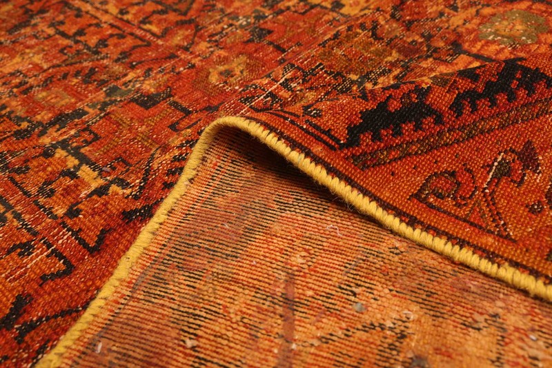 Vintage 3'4" x 7'4" Traditional Hand Knotted Vegetable Dye Wool Area Rug gallery