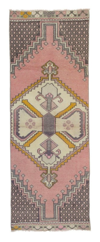 Turkish Runner,Vintage Runner,Oushak Rug,Floor Rug,Runner Rug, 2'4 X 6'3 feet gallery
