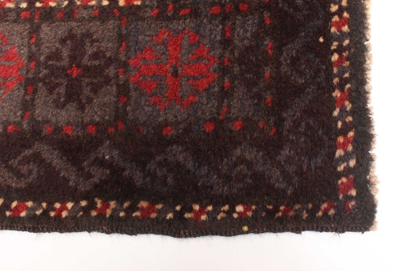 Vintage 3'8" x 6'9" Traditional Hand Knotted Vegetable Dye Wool Area Rug gallery