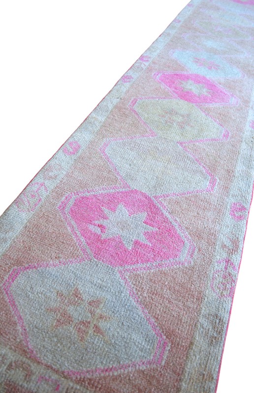 2x13 ft Runner Turkish Oushak Rug HandMade Narrow Hallway Rug actua 2.3x12.10 ft gallery