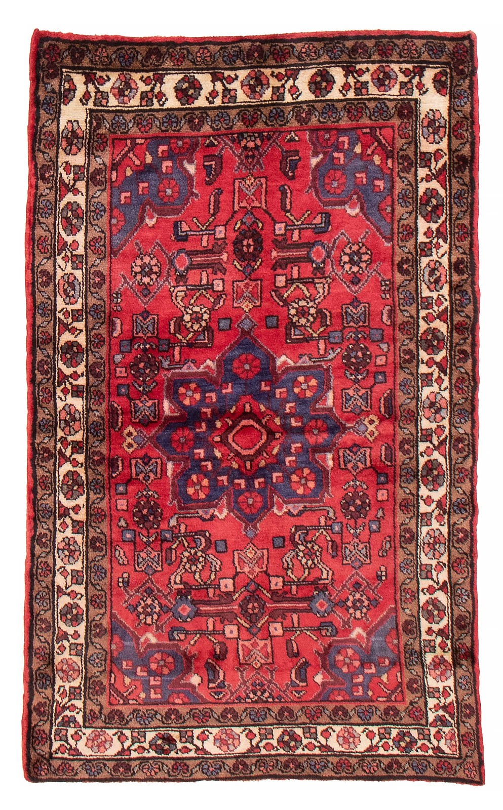 Traditional Vintage Hand-Knotted Area Rug 3'5" x 5'11" Oriental Wool Carpet gallery